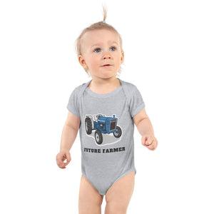 Furrow & Fields Baby Bodysuit Heather / 12 months Baby Ford 3600 Tractor Bodysuit – Future Farmer Quality Farmers Merch