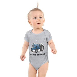 Furrow & Fields Baby Bodysuit Heather / 12 months Baby Ford 7000 Tractor Bodysuit – Future Farmer Quality Farmers Merch