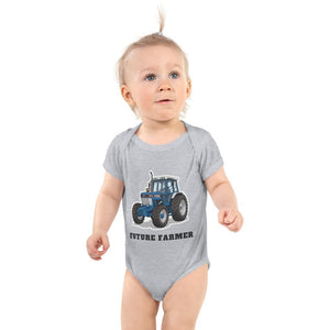 Furrow & Fields Baby Bodysuit Heather / 12 months Baby Ford TW-15 Tractor Bodysuit – Future Farmer Quality Farmers Merch
