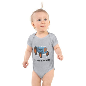 Furrow & Fields Baby Bodysuit Heather / 12 months Baby Fordson Major Tractor Bodysuit – Future Farmer Quality Farmers Merch