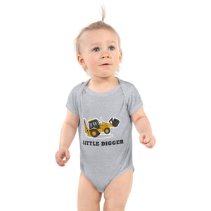 Furrow & Fields Baby Bodysuit Heather / 12 months Baby JCB 3CX Sitemaster SRS Digger Bodysuit – Little Digger Quality Farmers Merch