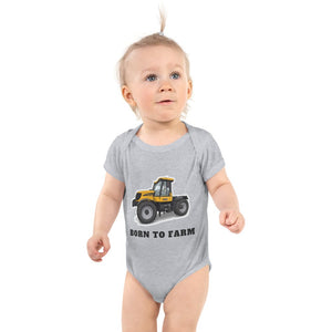 Furrow & Fields Baby Bodysuit Heather / 12 months Baby JCB Fastrac 3190 Tractor Bodysuit – Born to Farm Quality Farmers Merch