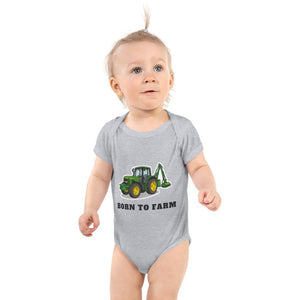 Furrow & Fields Baby Bodysuit Heather / 12 months Baby John Deere 6910 Tractor Bodysuit – Born to Farm Quality Farmers Merch