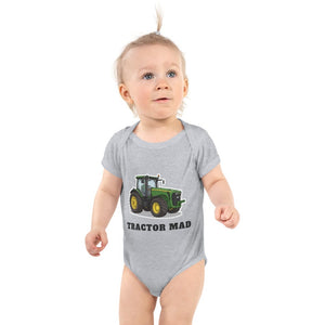 Furrow & Fields Baby Bodysuit Heather / 12 months Baby John Deere 8345R Tractor Bodysuit – Tractor Mad Quality Farmers Merch