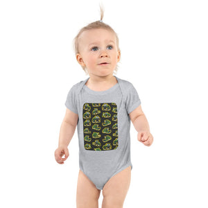 Furrow & Fields Baby Bodysuit Heather / 12 months Baby John Deere Tractors Bodysuit – Charcoal Pattern Quality Farmers Merch