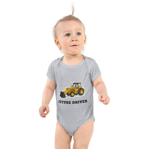 Furrow & Fields Baby Bodysuit Heather / 12 months Baby Massey Ferguson 50E Digger Bodysuit – Future Driver Quality Farmers Merch
