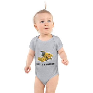 Furrow & Fields Baby Bodysuit Heather / 12 months Baby New Holland 8070 Combine Bodysuit – Little Farmer Quality Farmers Merch