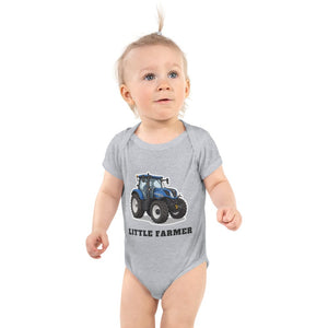 Furrow & Fields Baby Bodysuit Heather / 12 months Baby New Holland T7.225 Tractor Bodysuit – Little Farmer Quality Farmers Merch