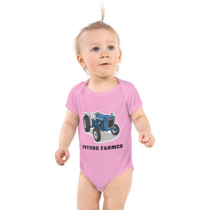 Furrow & Fields Baby Bodysuit Pink / 12 months Baby Ford 3600 Tractor Bodysuit – Future Farmer Quality Farmers Merch