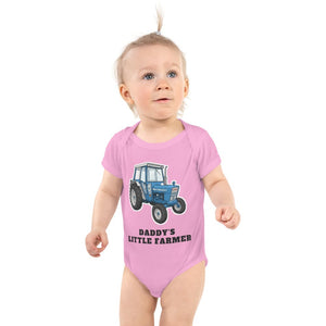 Furrow & Fields Baby Bodysuit Pink / 12 months Baby Ford 4600 Tractor Bodysuit – Daddy's Little Farmer Quality Farmers Merch
