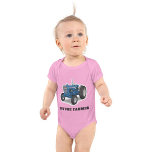 Furrow & Fields Baby Bodysuit Pink / 12 months Baby Ford 5000 Tractor Bodysuit – Future Farmer Quality Farmers Merch
