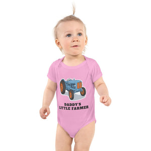Furrow & Fields Baby Bodysuit Pink / 12 months Baby Fordson Major Tractor Bodysuit – Daddy's Little Farmer Quality Farmers Merch