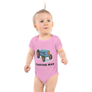 Furrow & Fields Baby Bodysuit Pink / 12 months Baby Fordson Major Tractor Bodysuit – Tractor Mad Quality Farmers Merch