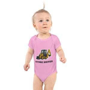 Furrow & Fields Baby Bodysuit Pink / 12 months Baby JCB 1CX Digger Bodysuit – Future Driver Quality Farmers Merch