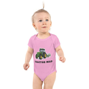Furrow & Fields Baby Bodysuit Pink / 12 months Baby John Deere 4350 Tractor Bodysuit – Tractor Mad Quality Farmers Merch