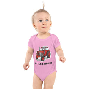 Furrow & Fields Baby Bodysuit Pink / 12 months Baby Massey Ferguson 188 Tractor Bodysuit – Little Farmer Quality Farmers Merch