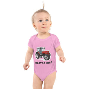 Furrow & Fields Baby Bodysuit Pink / 12 months Baby Massey Ferguson 3090 Tractor Bodysuit – Tractor Mad Quality Farmers Merch