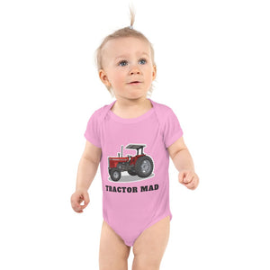 Furrow & Fields Baby Bodysuit Pink / 12 months Baby Massey Ferguson 399 Tractor Bodysuit – Tractor Mad Quality Farmers Merch