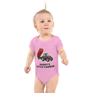 Furrow & Fields Baby Bodysuit Pink / 12 months Baby Massey Ferguson 6180 Tractor Bodysuit – Daddy's Little Farmer Quality Farmers Merch