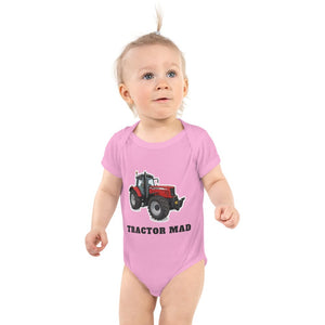 Furrow & Fields Baby Bodysuit Pink / 12 months Baby Massey Ferguson 6480 Tractor Bodysuit – Tractor Mad Quality Farmers Merch
