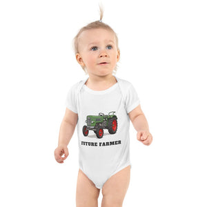 Furrow & Fields Baby Bodysuit White / 12 months Baby Fendt Farmer 2 Tractor Bodysuit – Future Farmer Quality Farmers Merch