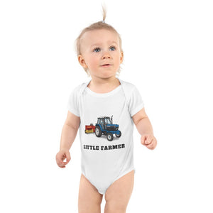 Furrow & Fields Baby Bodysuit White / 12 months Baby Ford 6640 Tractor Bodysuit – Little Farmer Quality Farmers Merch