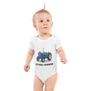 Furrow & Fields Baby Bodysuit White / 12 months Baby Ford 7000 Tractor Bodysuit – Future Farmer Quality Farmers Merch