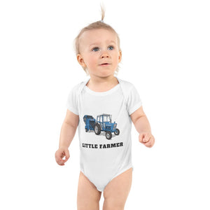 Furrow & Fields Baby Bodysuit White / 12 months Baby Ford 7600 Tractor Bodysuit – Little Farmer Quality Farmers Merch