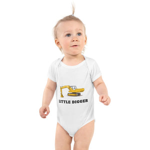 Furrow & Fields Baby Bodysuit White / 12 months Baby JCB 806 Digger Bodysuit – Little Digger Quality Farmers Merch