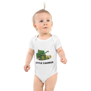 Furrow & Fields Baby Bodysuit White / 12 months Baby John Deere 530 Combine Bodysuit – Little Farmer Quality Farmers Merch