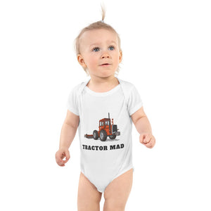 Furrow & Fields Baby Bodysuit White / 12 months Baby Massey Ferguson 1200 Tractor Bodysuit – Tractor Mad Quality Farmers Merch