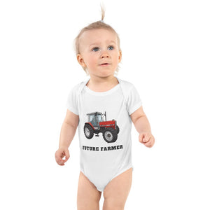 Furrow & Fields Baby Bodysuit White / 12 months Baby Massey Ferguson 3090 Tractor Bodysuit – Future Farmer Quality Farmers Merch