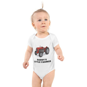 Furrow & Fields Baby Bodysuit White / 12 months Baby Massey Ferguson 35X Tractor Bodysuit – Daddy's Little Farmer Quality Farmers Merch