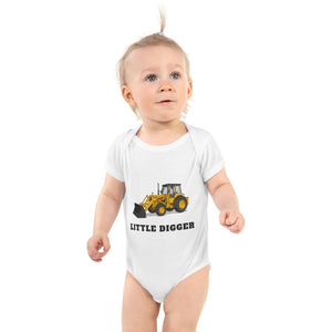 Furrow & Fields Baby Bodysuit White / 12 months Baby Massey Ferguson 50E Digger Bodysuit – Little Digger Quality Farmers Merch