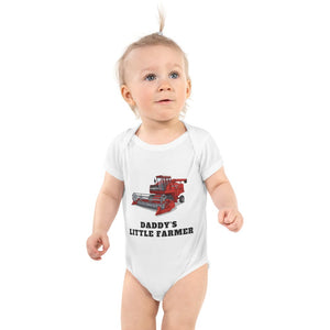 Furrow & Fields Baby Bodysuit White / 12 months Baby Massey Ferguson 760 Combine Bodysuit – Daddy's Little Farmer Quality Farmers Merch