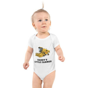 Furrow & Fields Baby Bodysuit White / 12 months Baby New Holland 8070 Combine Bodysuit – Daddy's Little Farmer Quality Farmers Merch