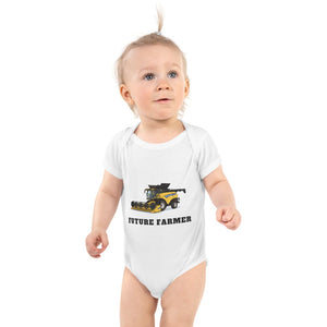 Furrow & Fields Baby Bodysuit White / 12 months Baby New Holland CR9.90 Combine Bodysuit – Future Farmer Quality Farmers Merch