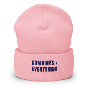 Furrow & Fields Baby Pink Combines > Everything | Cuffed Beanie Quality Farmers Merch