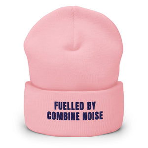 Furrow & Fields Baby Pink Fuelled by Combine Noise | Cuffed Beanie Quality Farmers Merch
