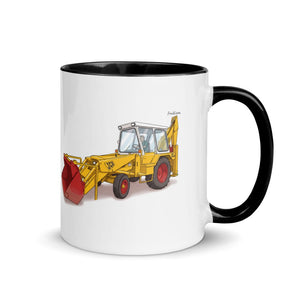 Furrow & Fields Black / 11 oz JCB 3C II | Mug with Color Inside Quality Farmers Merch