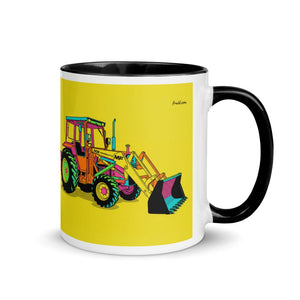 Furrow & Fields Black / 11 oz Massey Ferguson 50E Pop Art | Mug with Color Inside Quality Farmers Merch