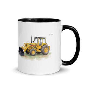 Furrow & Fields Black / 11 oz Massey Ferguson 50E Watercolor | Mug with Color Inside Quality Farmers Merch