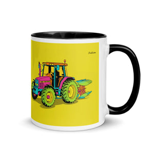Furrow & Fields Black / 11 oz Massey Ferguson 6255 Pop Art | Mug with Color Inside Quality Farmers Merch