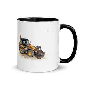 Furrow & Fields Black / 11 oz Terex 860 Elite Watercolor | Mug with Color Inside Quality Farmers Merch