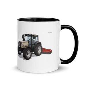 Furrow & Fields Black / 11 oz Valtra 6750 | Mug with Color Inside Quality Farmers Merch