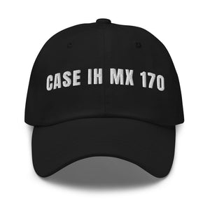 Furrow & Fields Black Case IH MX 170 | Classic Dad Hat Quality Farmers Merch