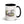 Furrow & Fields Black CLAAS Lexion 8600 TerraTrac Pencil Sketch | 15 oz Mug with Color Inside Quality Farmers Merch