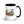 Furrow & Fields Black CLAAS Lexion 8600 TerraTrac Watercolor | 15 oz Mug with Color Inside Quality Farmers Merch