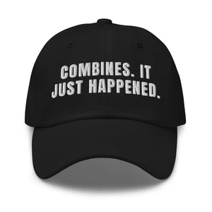 Furrow & Fields Black Combines. It Just Happened. | Classic Dad Hat Quality Farmers Merch