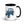 Furrow & Fields Black Ford 4600 Illustration (Side) | 15 oz Mug with Color Inside Quality Farmers Merch